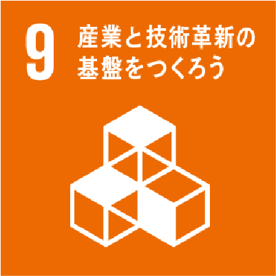 産業と技術革新の基盤を作ろう／住み続けられるまちづくりをアイコン
